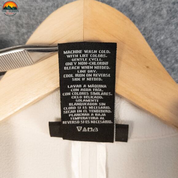 Metaphor Blazer White Ivory Long Sleeve Formal Single-Breasted Women's Size XL - Picture 11 of 11